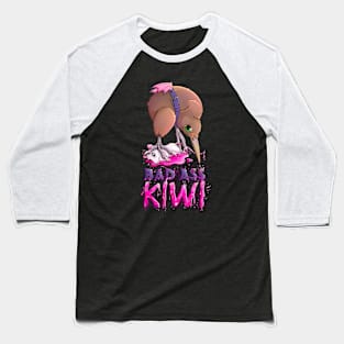 Bad Ass Kiwi Baseball T-Shirt